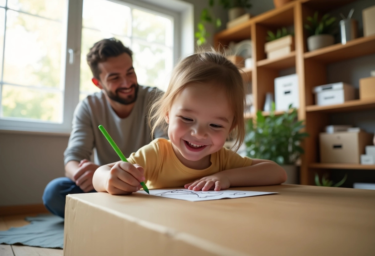 enfants déménagement